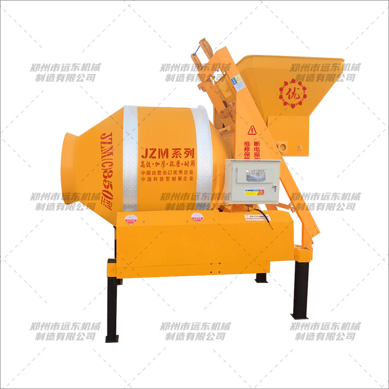 JZM350型全自动爬斗搅拌机(图1) JZM350型全自动爬斗搅拌机(图1)