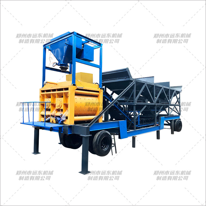 移动强制搅拌站(图5) 移动强制搅拌站(图5)