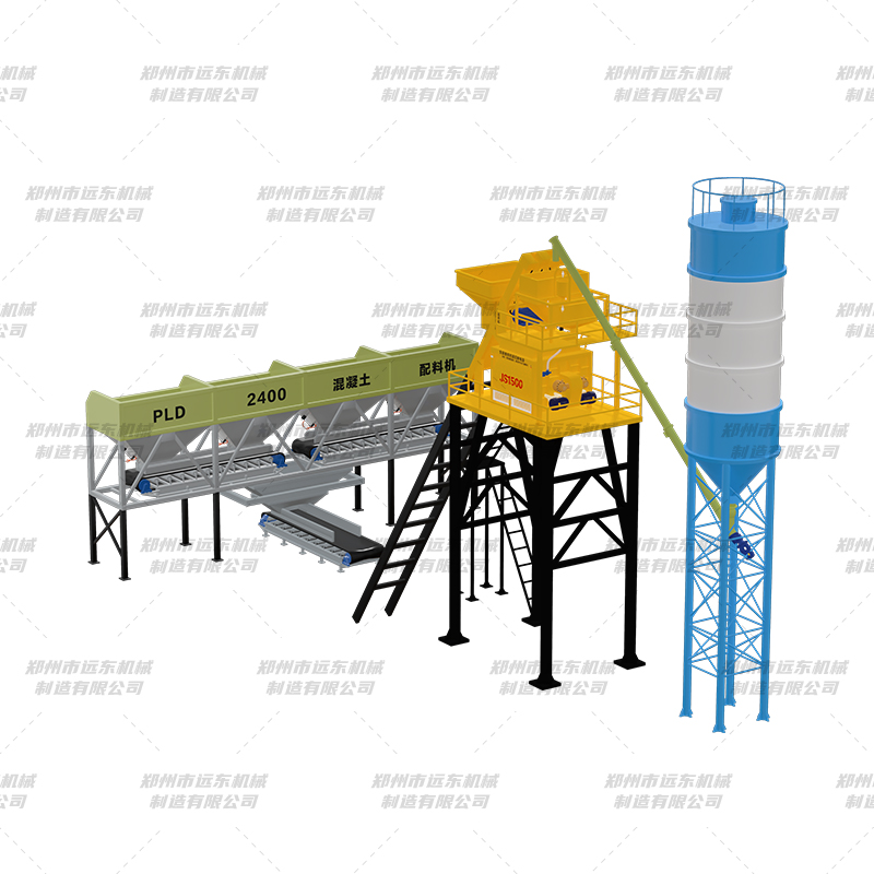 HZS75简易站(1500+4仓)(图2) HZS75简易站(1500+4仓)(图2)