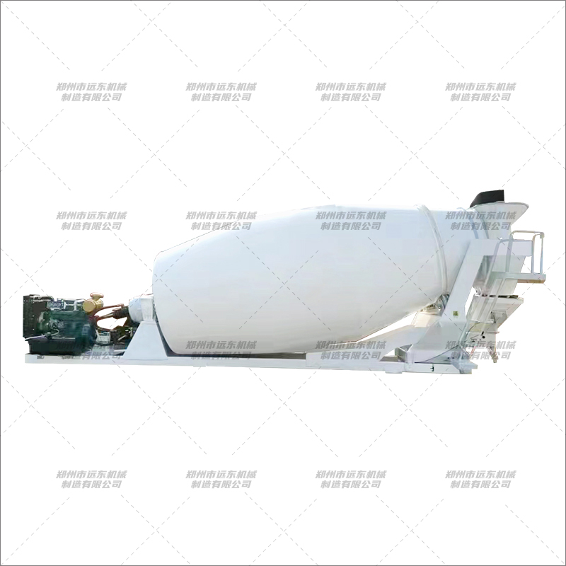 10m³混凝土搅拌罐(图1) 10m³混凝土搅拌罐(图1)